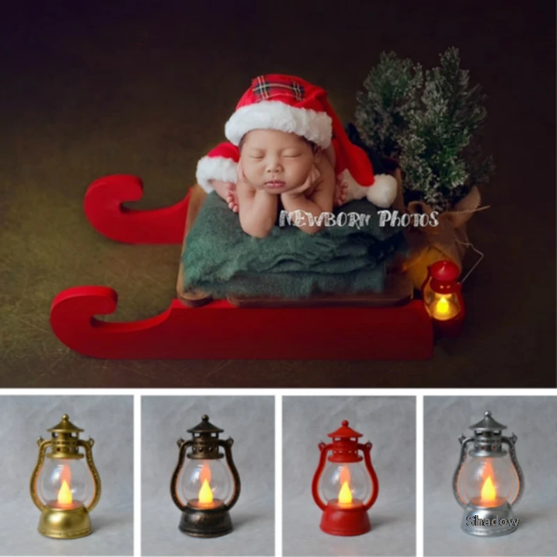 Реквизит для фотосъемки новорожденных мини лампа скачки лошадей аксессуары