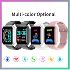 Фитнес-трекер D20 Y68 мужской с поддержкой Bluetooth, пульсометром и тонометром