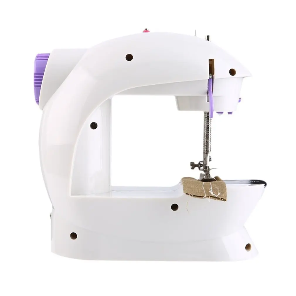 Portable Household Mini Sewing Machine Electric Crafting Mending 2-Speed Double Thread with Light Foot Pedal EU Plug | Дом и сад