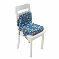 child dining chair booster cushion toddler booster seat for dining table double straps washable cushion increasing cushion fo