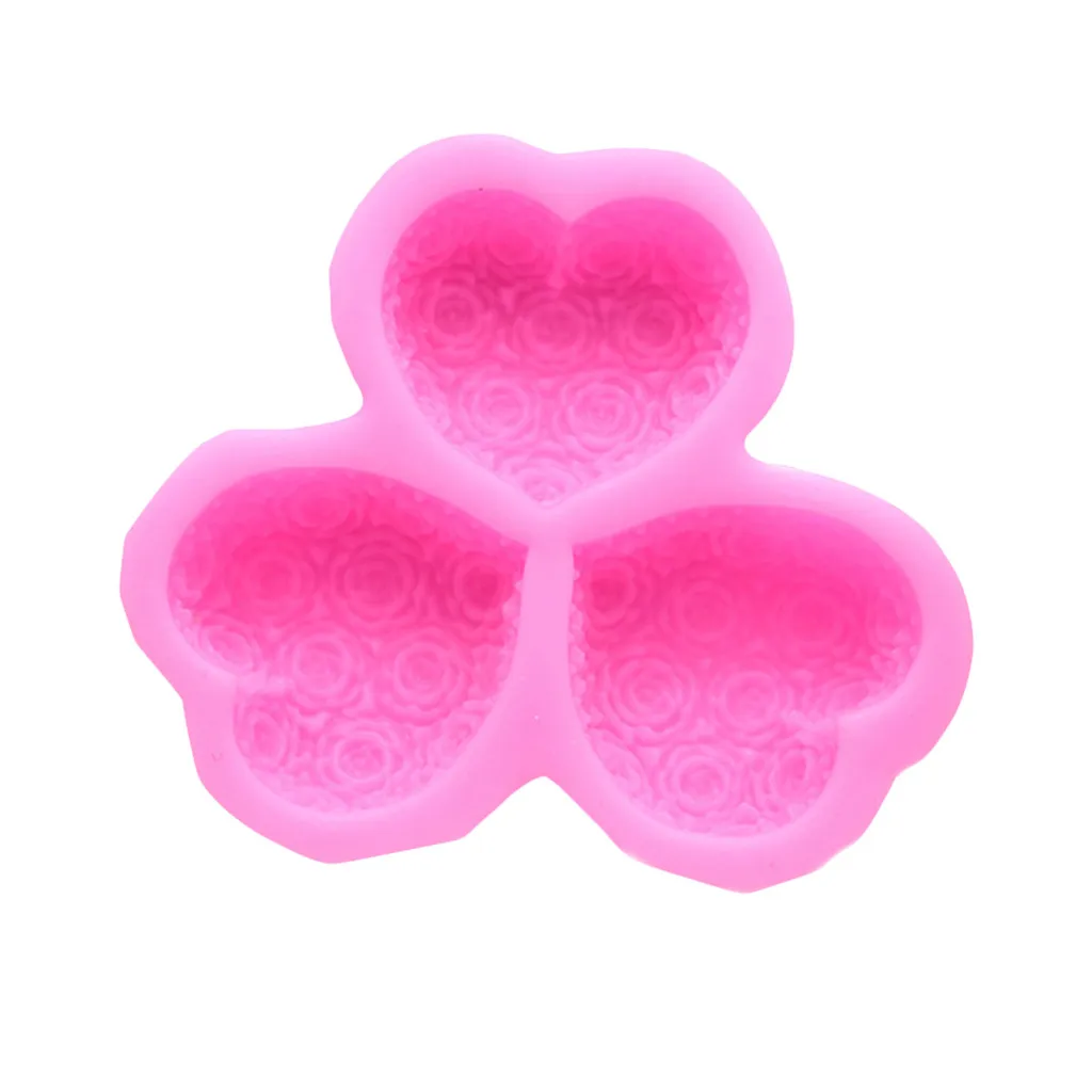 Любовное сердце искусственная помадка форма для поделок инструменты украшения