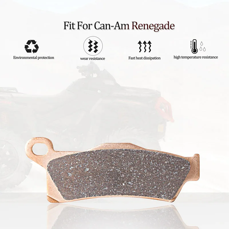 8 шт./компл. передние и задние тормозные колодки для Can-Am Renegade 1000 850 800 650 2017-2018 4X4