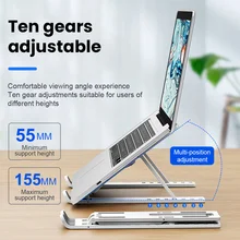 Adjustable Foldable Laptop Stand Non-slip Desktop Laptop Holder Notebook Stand sFor Notebook Macbook Pro Air iPad Pro DELL HP