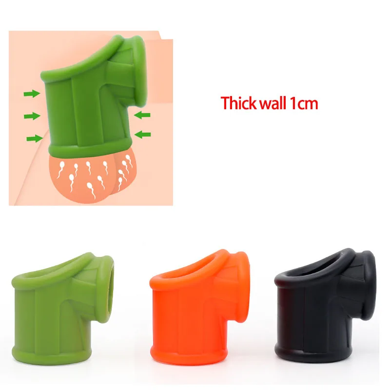 Мягкая накладка из жидкого силикона с растягивающийся растягиватель мошонки