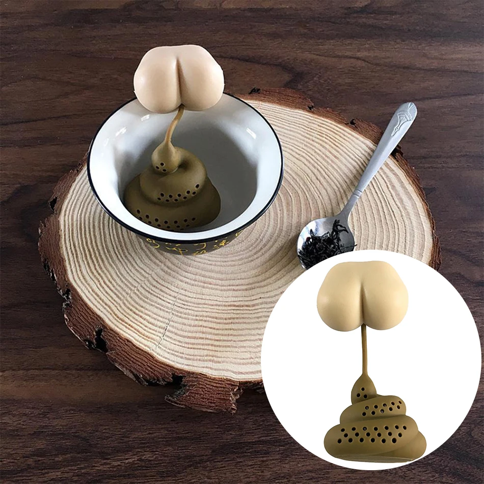 Забавное ситечко для чая нетоксичный инновационный силиконовый заваривания