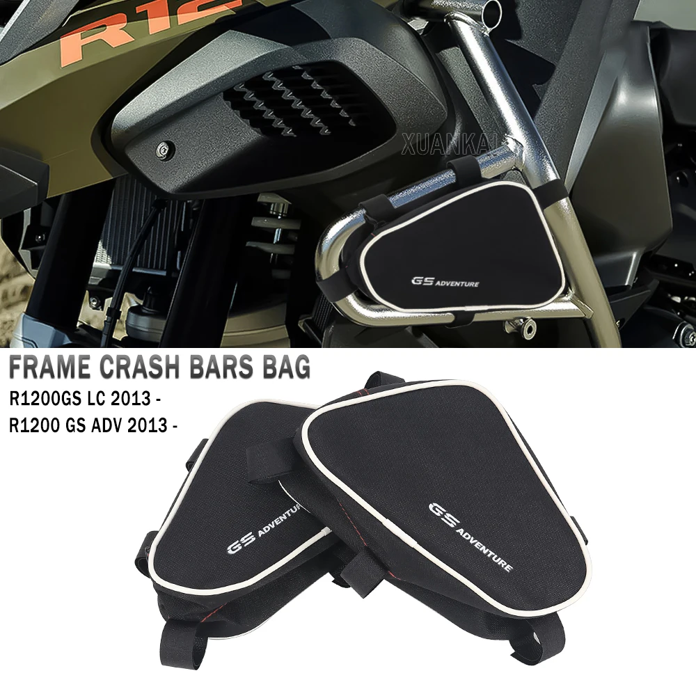 

Для BMW R1200GS LC Adventure R 1200 GS ADV 2013-Противоударная бампер для мотоцикла, водонепроницаемая сумка, инструмент для ремонта бампера, сумка для устано...