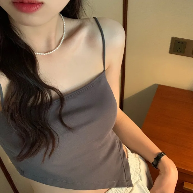 Женский винтажный Топ без рукавов короткий облегающий Асимметричный