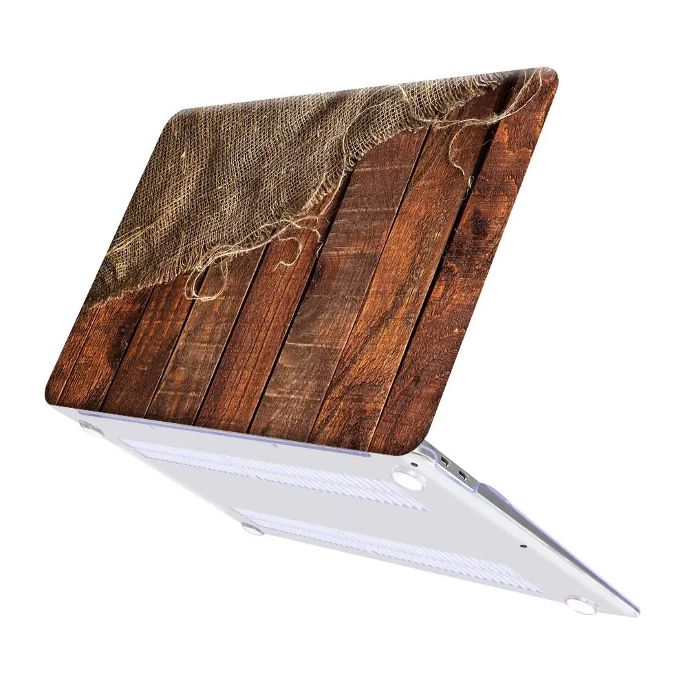 Чехол для Apple MacBook Air Pro Retina 11 12 13 15 16/13 3 A1369 A1466 16 A2141/ A2179 A1932 деревянный корпус