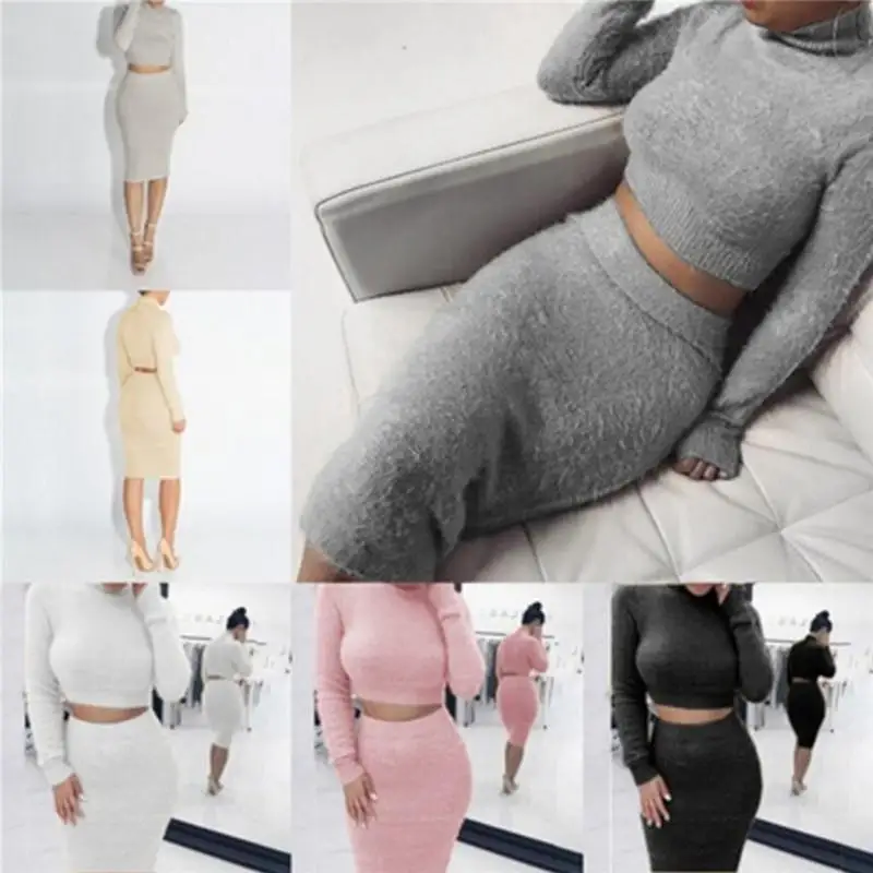 Комплект (2 шт.) осенний женский бандажный костюм с длинным рукавом из флиса