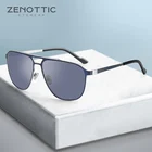 Солнцезащитные очки-авиаторы мужские, алюминиевые, поляризационные, с антибликовым покрытием, UV400