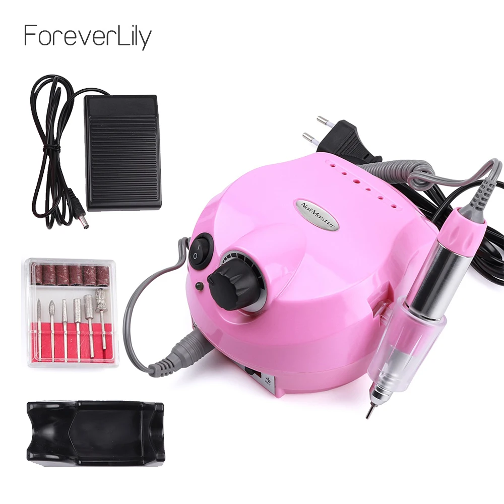 

35000RPM Professional Nail Drill Polishing Machine Nail Gel Grinding Milling Device Manicure Pedicure Polisher Nail Drill Bits