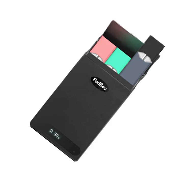 Портативный 1500mah блок зарядного устройства для Juul00 pod зарядный чехол держатель для хранения со светодиодной индикаторной подсветкой подходит Juul vape ручка