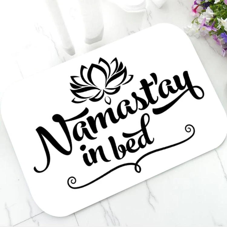 Классический Придверный коврик черный белый намазте ковер для помещений Входные