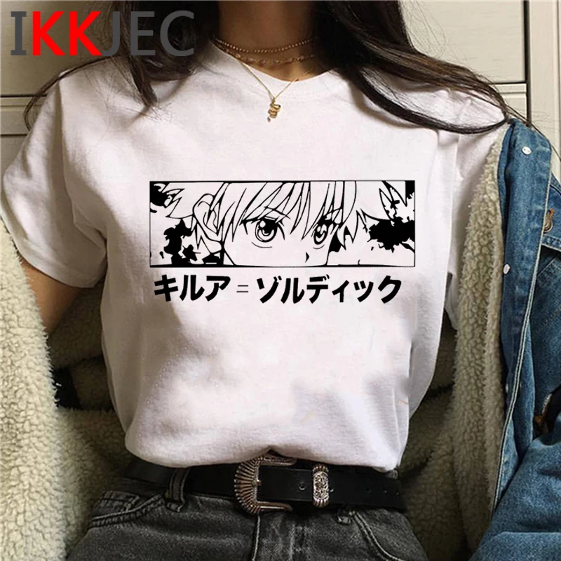 

hunter x hunter killua zoldyck kurapika hxh tshirt men ulzzang couple tumblr japanese top tees t-shirt aesthetic ulzzang