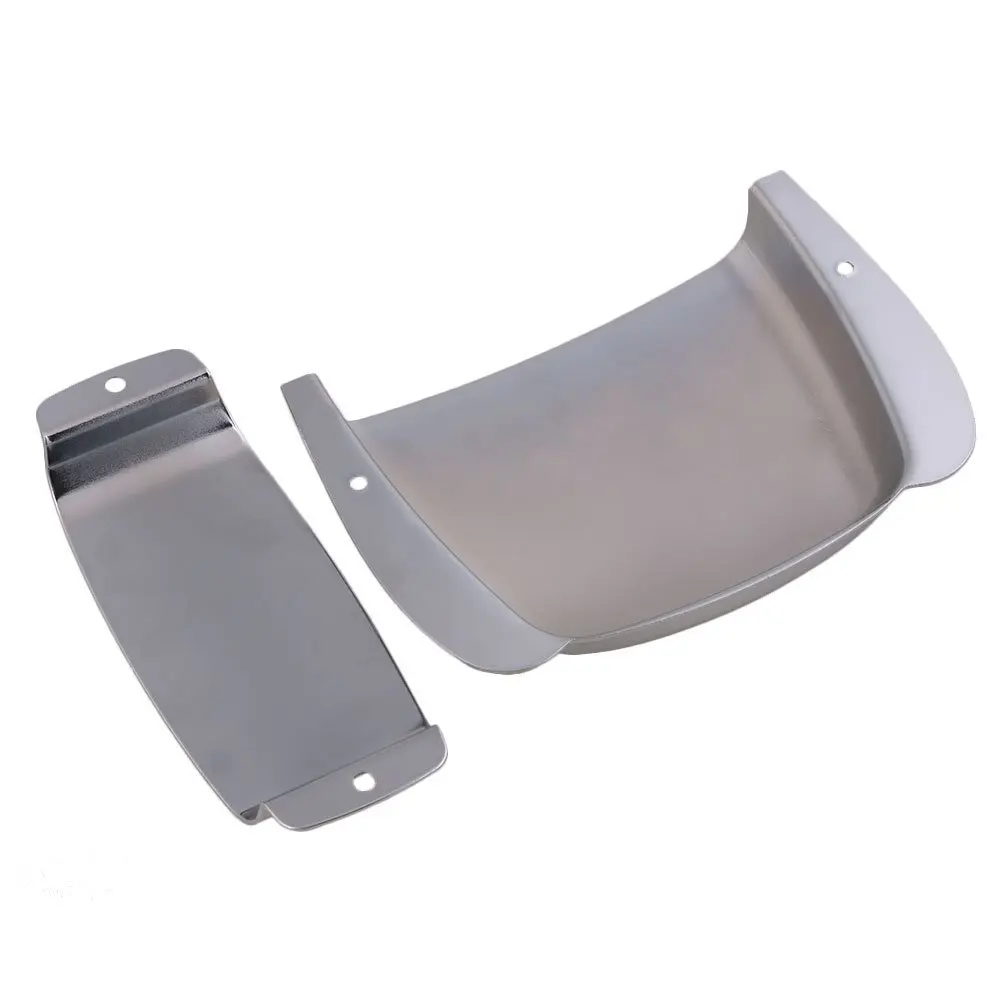 Накладка из цинкового сплава для электрической бас гитары хром 120 мм|Детали и