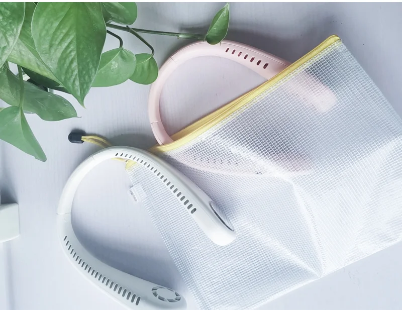 Подвесной беслопастный шейный вентилятор портативный ободок переносной