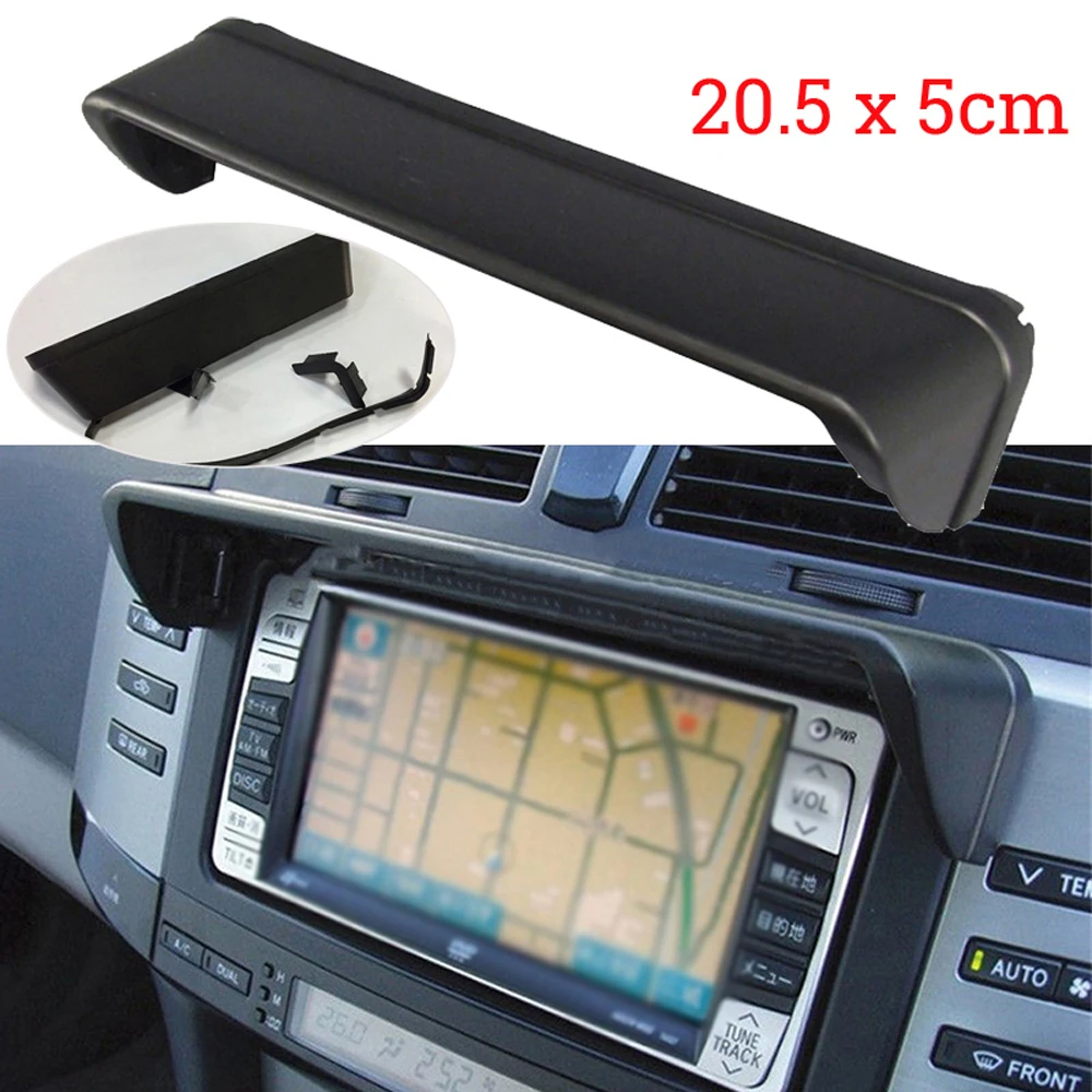

Plastic Car Hood Radio Screen 20.5cm Shade Anti-glare Shield Sun Visor Cap