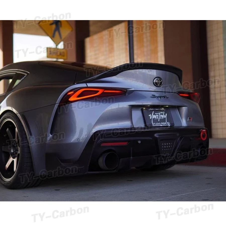 Спойлер для заднего багажника из углеродного волокна/ФАП гоночные крылья Toyota Supra