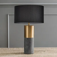 Modern Lamp Table Marble LED Black E27 Desk Lights Home Decorative For Foyer Living Room Office Bedroom