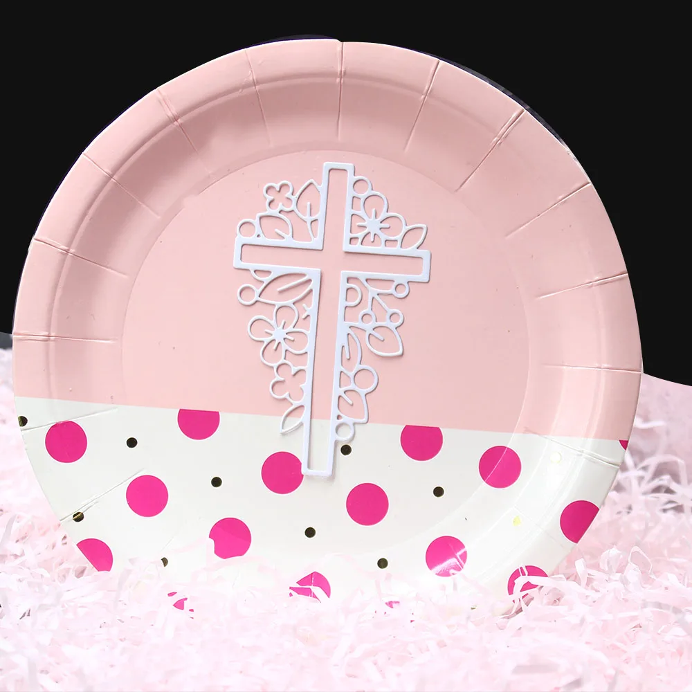 Религия перекрестная форма металлическая высечка штампованный альбом шаблон