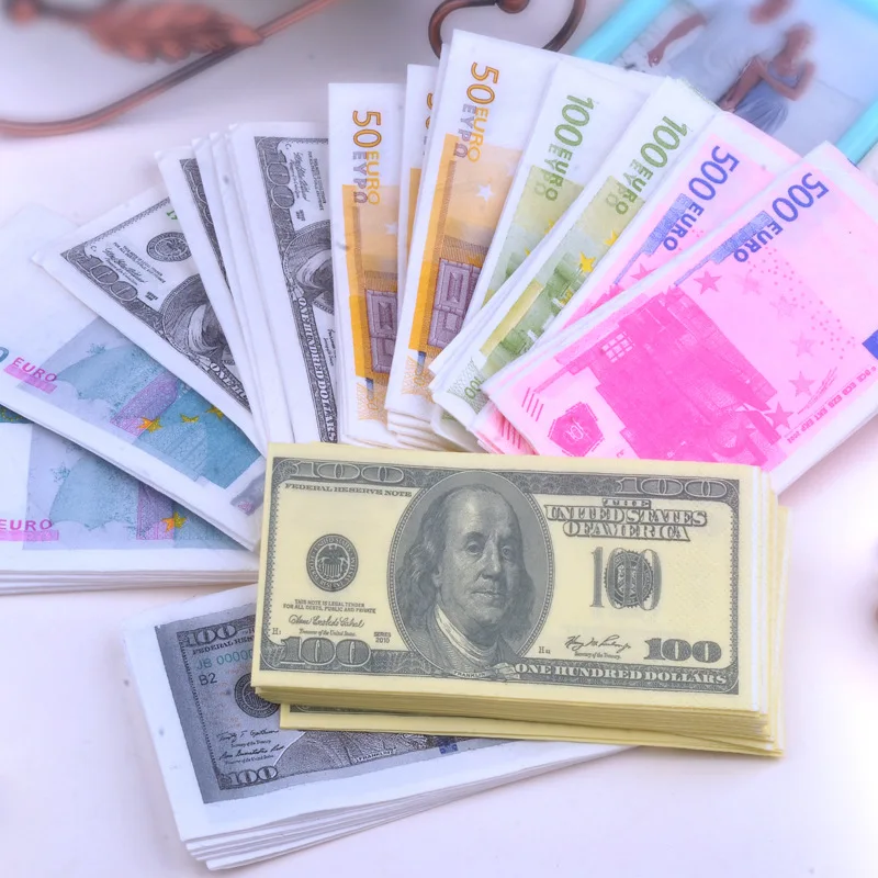 Оптовая продажа (5 упаковок = 50 штук) высококачественные бумажные салфетки с