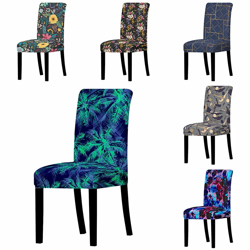 Модный Удобный чехол для стула с принтом украшение мебели гостиной|Чехлы на
