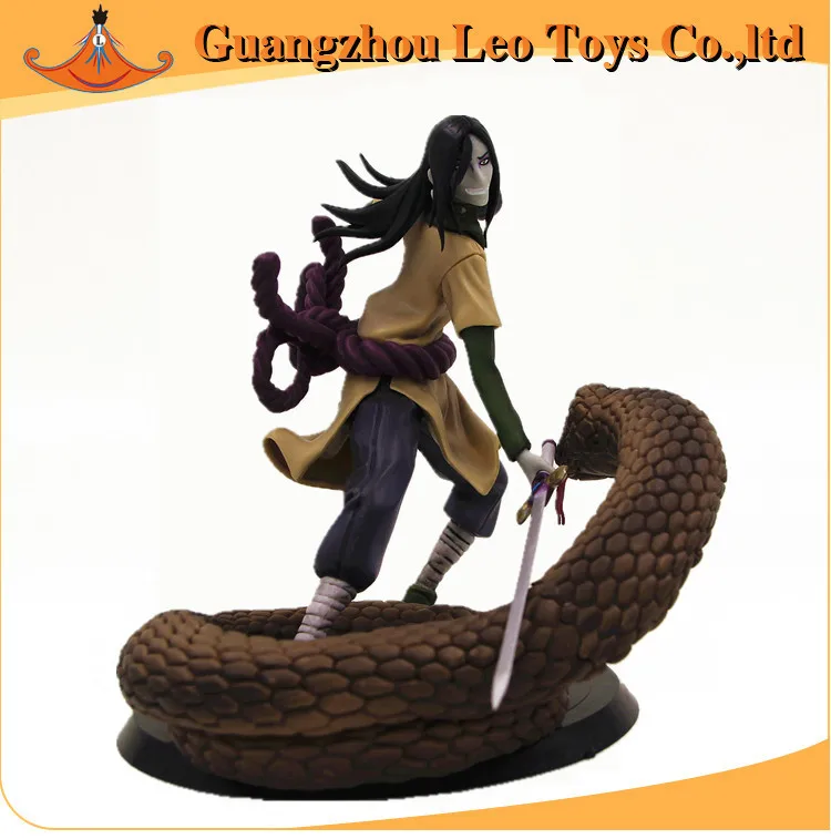Anime Orochimaru Snake Action Figure Toy With Grass-Cutting Sword PVC Collection Doll Model Toys Kid Christmas Gifts | Игрушки и хобби