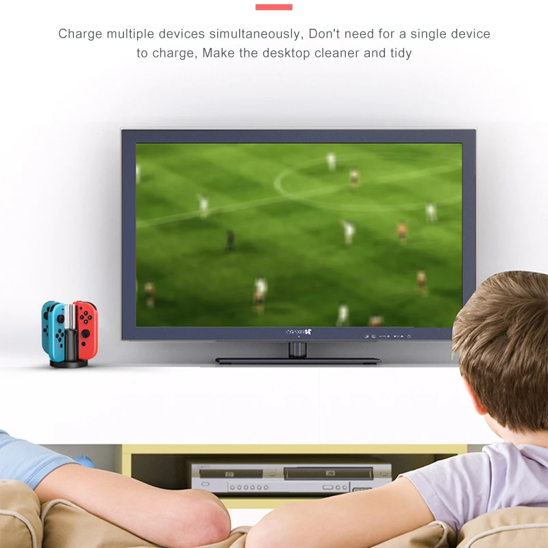 Зарядная док станция 4 в 1 для Nintendo Switch Joy Con контроллер Nitendo Nintendoswitch NS аксессуары