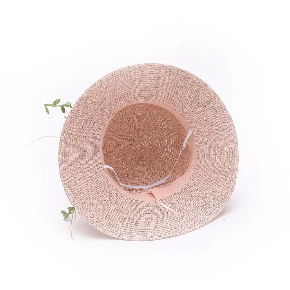 

Women sun hat Basin hat summer Straw with flower Foldable Sunscreen outdoor beach for vacation female 2020 new fashion