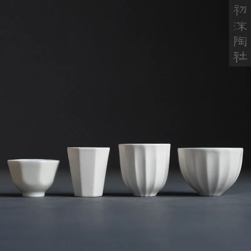 

★of the foam ceramic cups ivory white edge glass of jingdezhen porcelain sample tea cup masters cup kung fu tea set