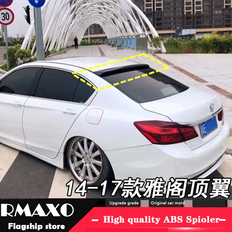 Спойлер на крышу для HONDA Accord 2014-2016 высококачественный спойлер из АБС-пластика