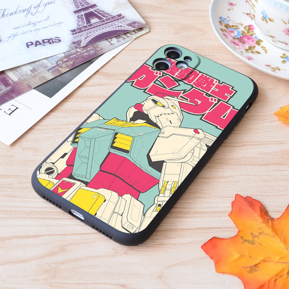 Мягкий силиконовый матовый чехол Rx 78 2 Gundam для Apple iPhone | Мобильные телефоны и
