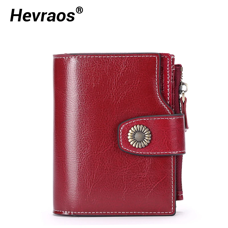 

2022 Fashion Cow Leather Women Wallet Female Coin Purse Cards Holder Luxury Brand Small Zip Wallets Designer Purses Money Clip
