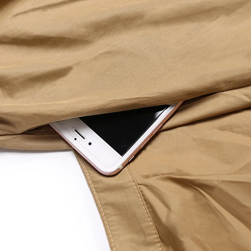 Готическая Черная длинная юбка Женская средней длины с высокой талией весенне