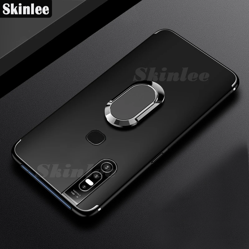 Чехол Skinlee для Infinix S5 Pro Ультратонкий матовый чехол с магнитным кольцом мягкий s |