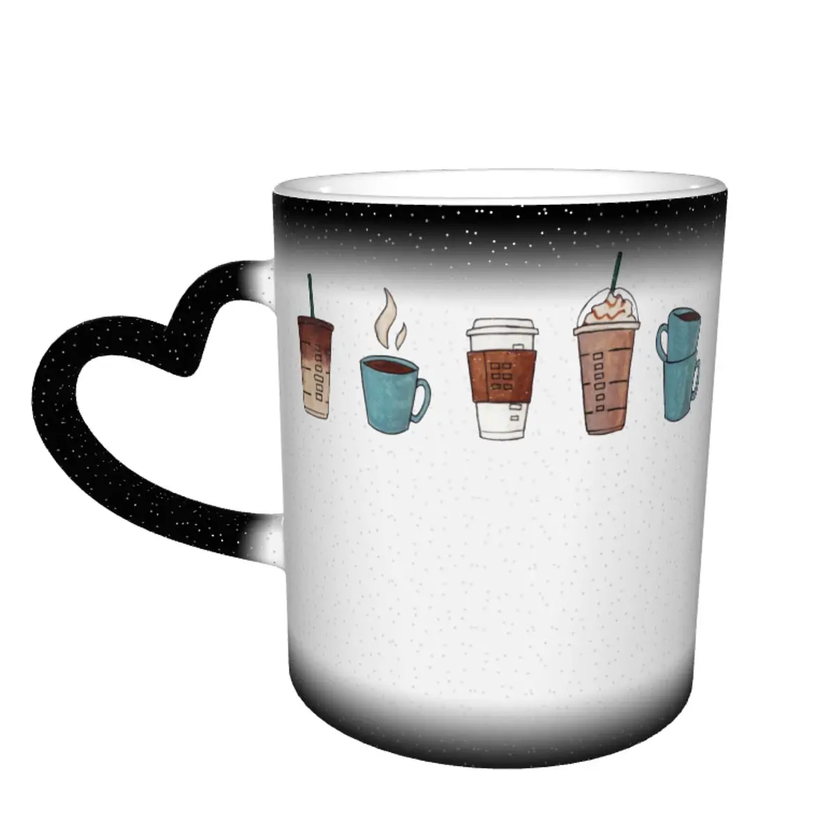 

Coffee Mug Creative Aesthetic Mug Pottery Espresso Color Changing Cups