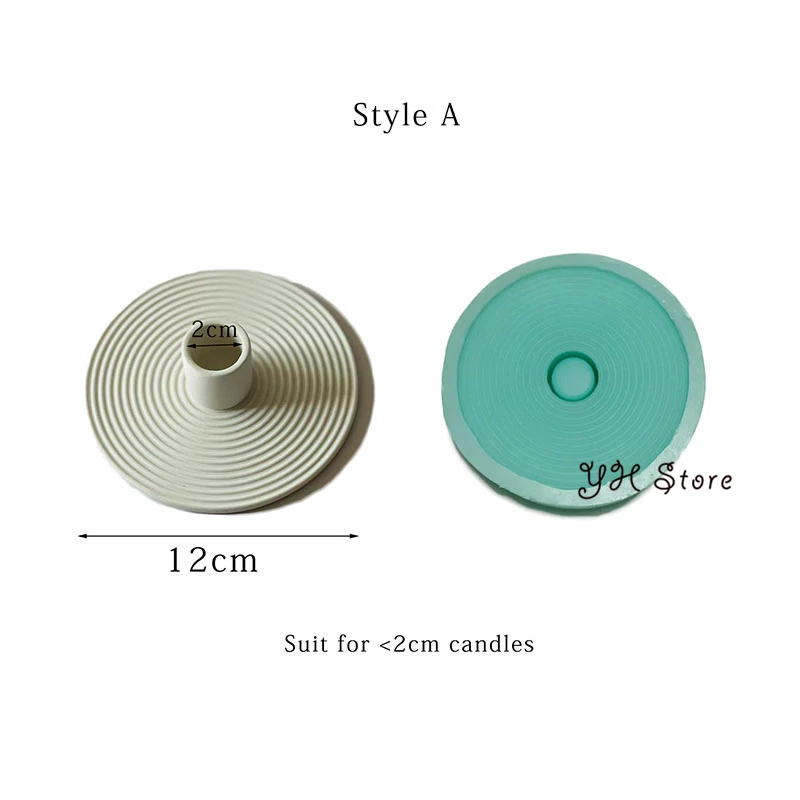 Подсвечник бетонная форма силиконовая для свечей подсвечника минималистичный