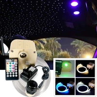 optical fiber lamp twinkle fiber optic star ceiling kit bluetooth app control starry car led light kid room ceiling rgbw color