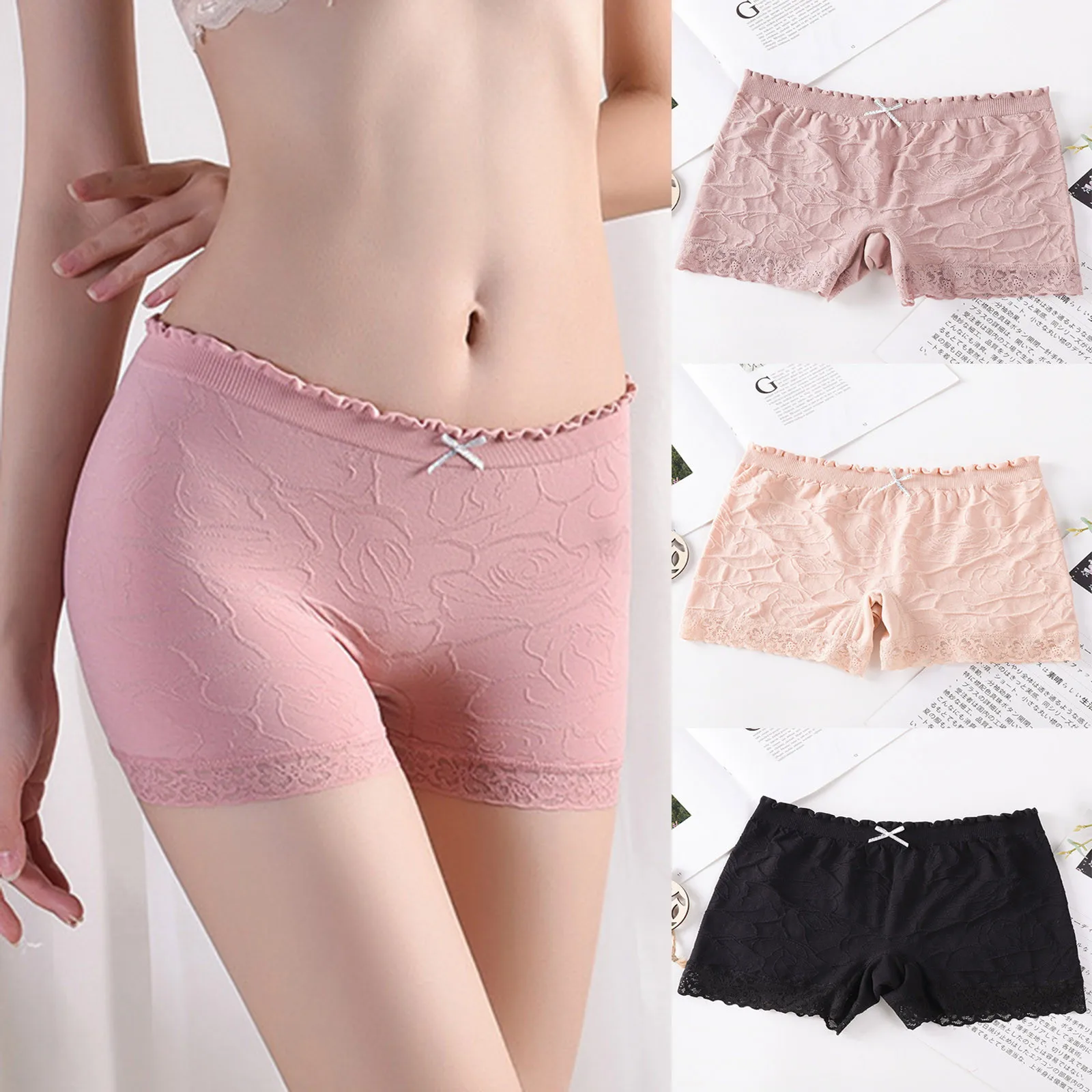 

Sexy Women's Underwear Fashion Seamless Panties High-Waist Underpants Stretch Boxer Breathable Female Underwear Erotic Lingerie