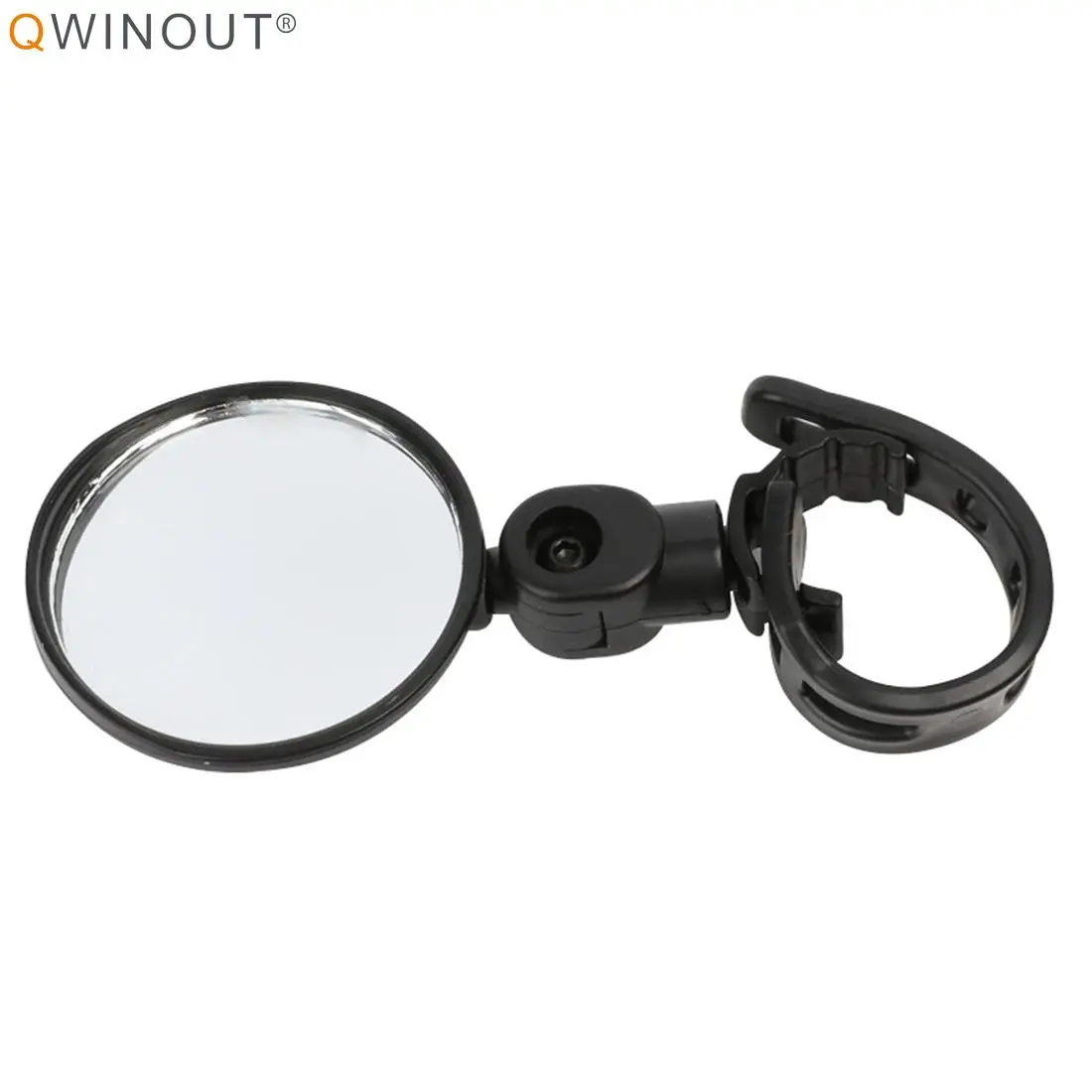 

QWINOUT Adjustable Bicycle Convex Rearview Mirror for MTB Road Handlebar Cycling Rear View Mirrors Bike Mirror Bike Safety Tool