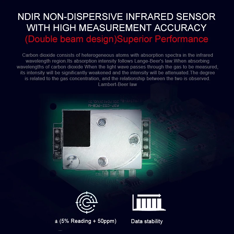 Цифровой детектор качества воздуха Φ A37 внутренний/наружный тестер HCHO и TVOC