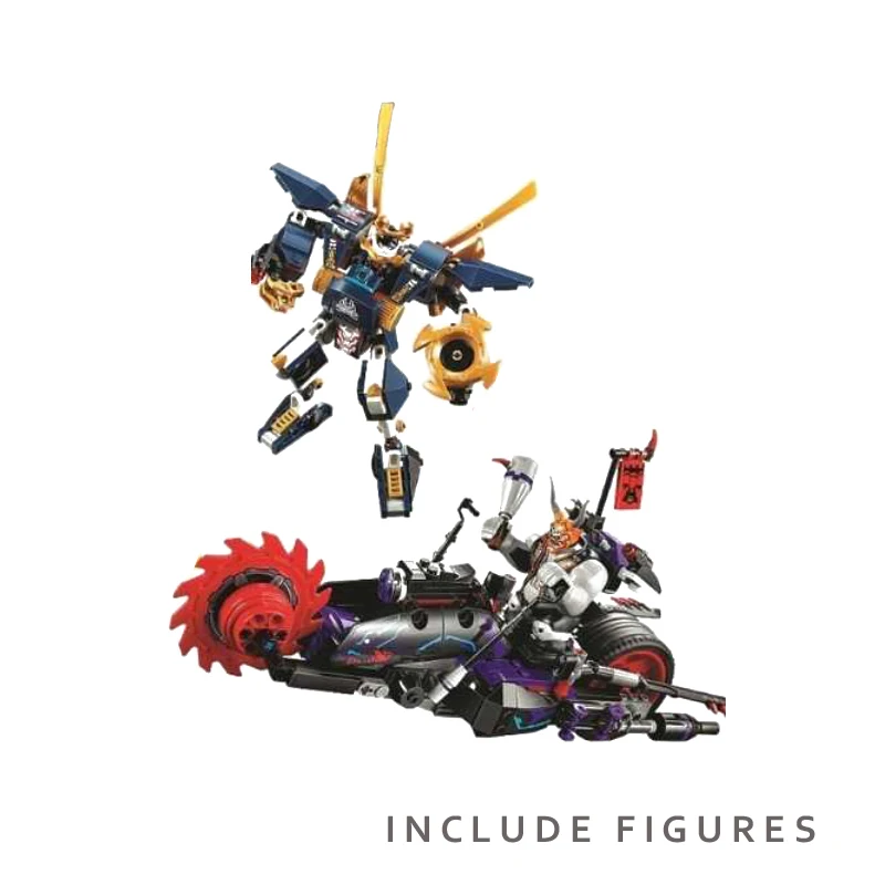 

565pcs Set 10805 Killow Vs. Samurai X Mecha Model Building Blocks Bricks with Figures Toys DIY Children Birthday Gifts