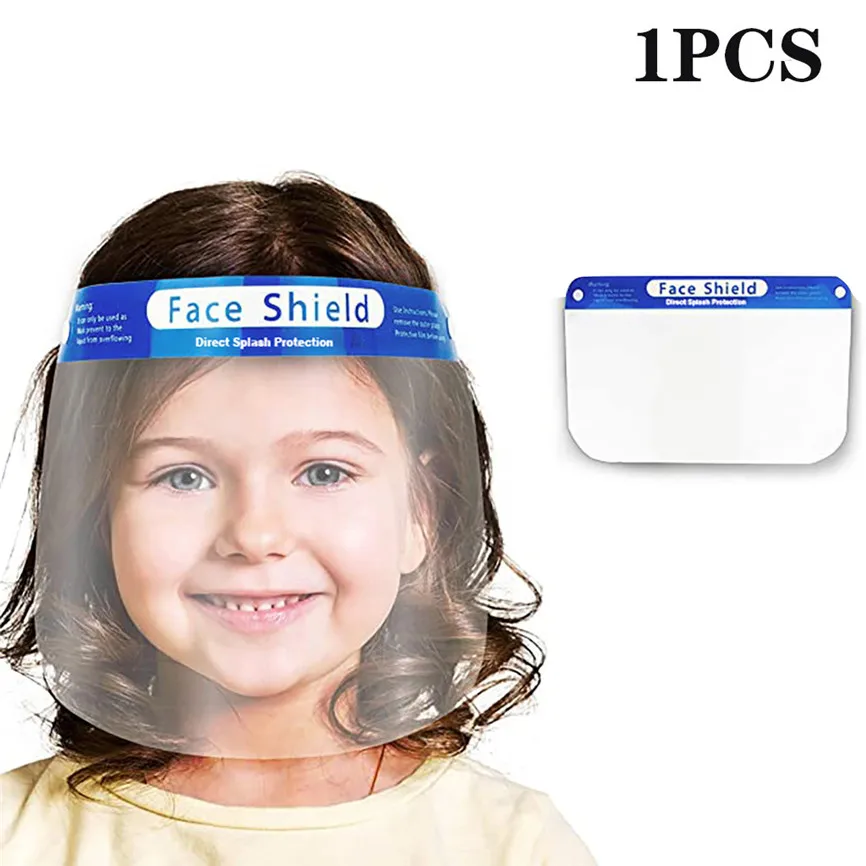 Защитная маска на все лицо для детей безопасная пластиковая прозрачная защитная