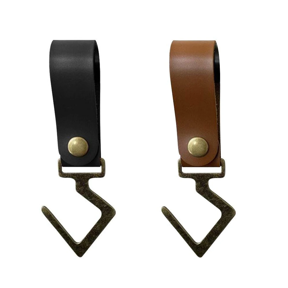 

Уличный кожаный крючок для кемпинга, S-образный крючок для кухонной утвари, крючок-вешалка для кастрюль и сковородок, кухонный инструмент, д...