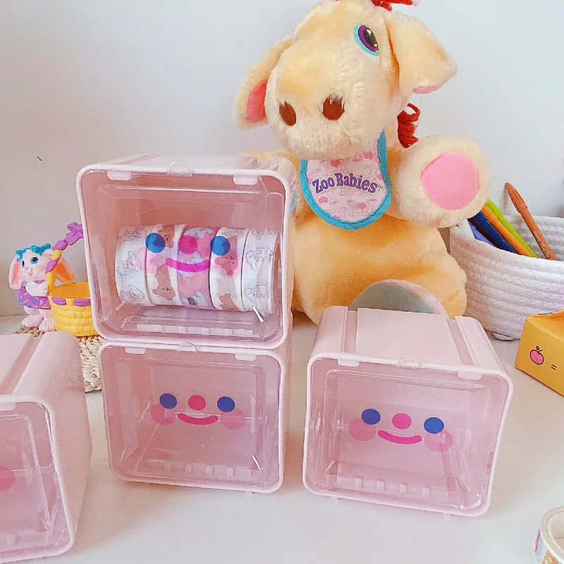 1 шт. Многофункциональный улыбка стол организатор ящик для хранения вещей чехол