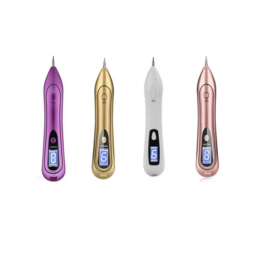 

LCD Face Skin Dark Spot Remover Mole Removal Laser Plasma Pen Machine Facial Freckle Tag Wart Beauty Care
