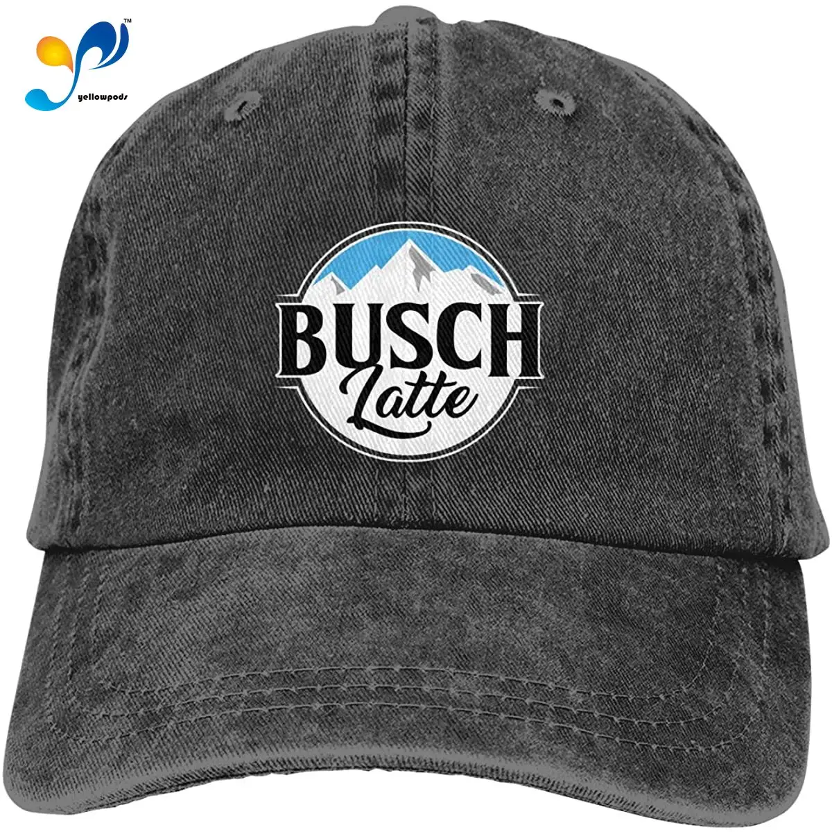 

Hip Hop Baseball Cap,Busch-Light-Busch-Latte-Beer Contrast Flat Bill Brim Sun Hat Red