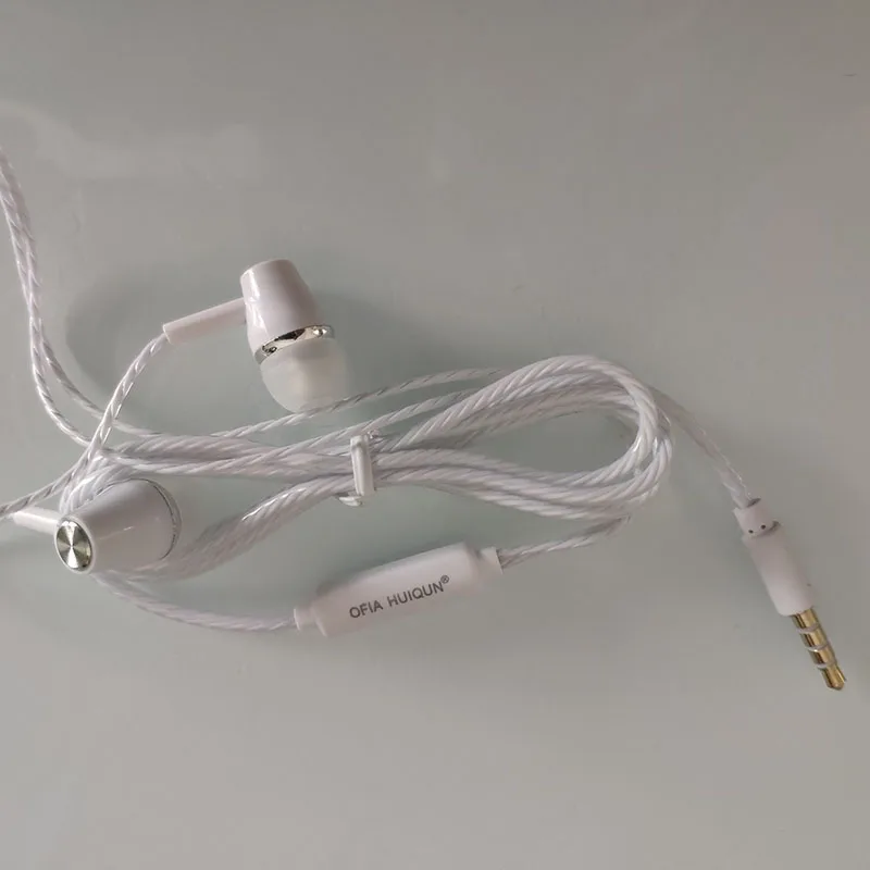 Real shooting 3.5mm In-Ear Stereo Earbuds Earphone For Cell Phone Universal Running Headset for Samsung iPhone Xiaomi | Электроника