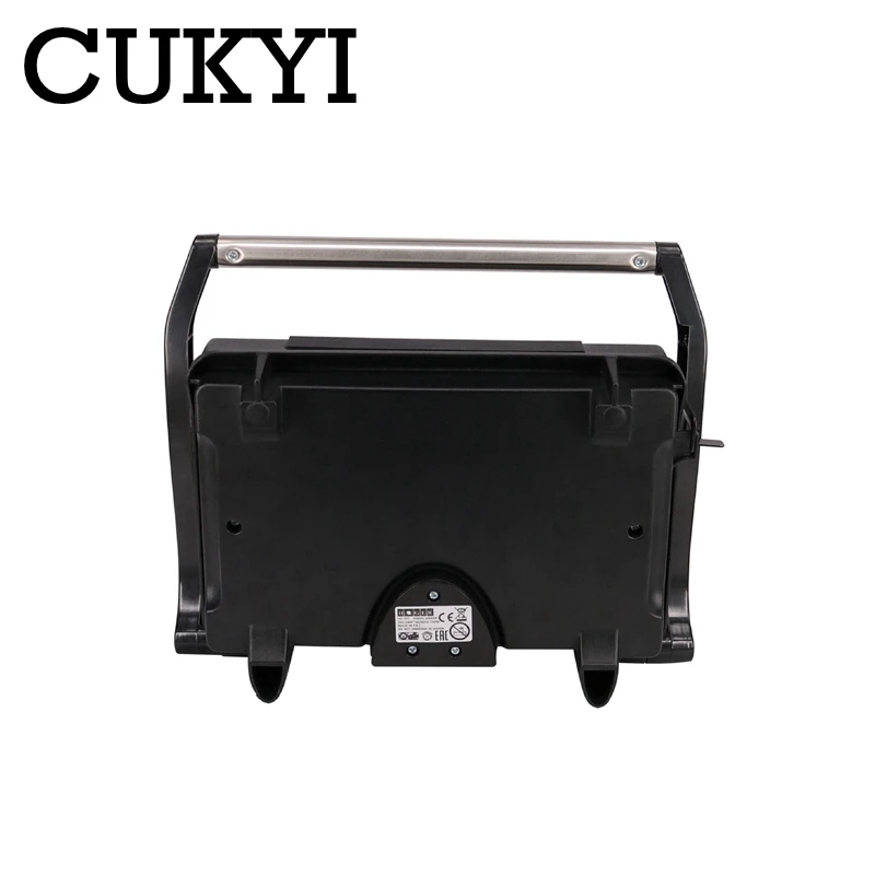 Электрический гриль CUKYI для домашнего барбекю двусторонняя с быстрым нагревом