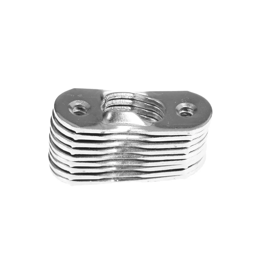 

ZLinKJ 20pc 37*15mm Picture hangers Metal Keyhole Hanger Fasteners For Photo Frame Furniture Cabinet Sliver Hanger Picture Hooks